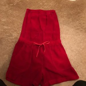 Red HardTail romper