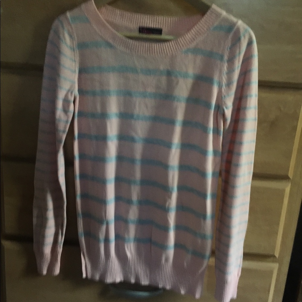 Long sleeves top pink and gray