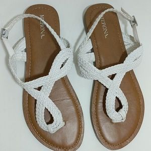 Braided ankle strap Sandals