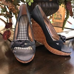 Charles by Charles David Peep Toe Wedge