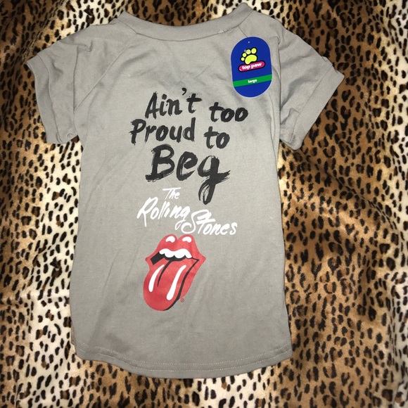 Rolling stones dog shirt Clearance