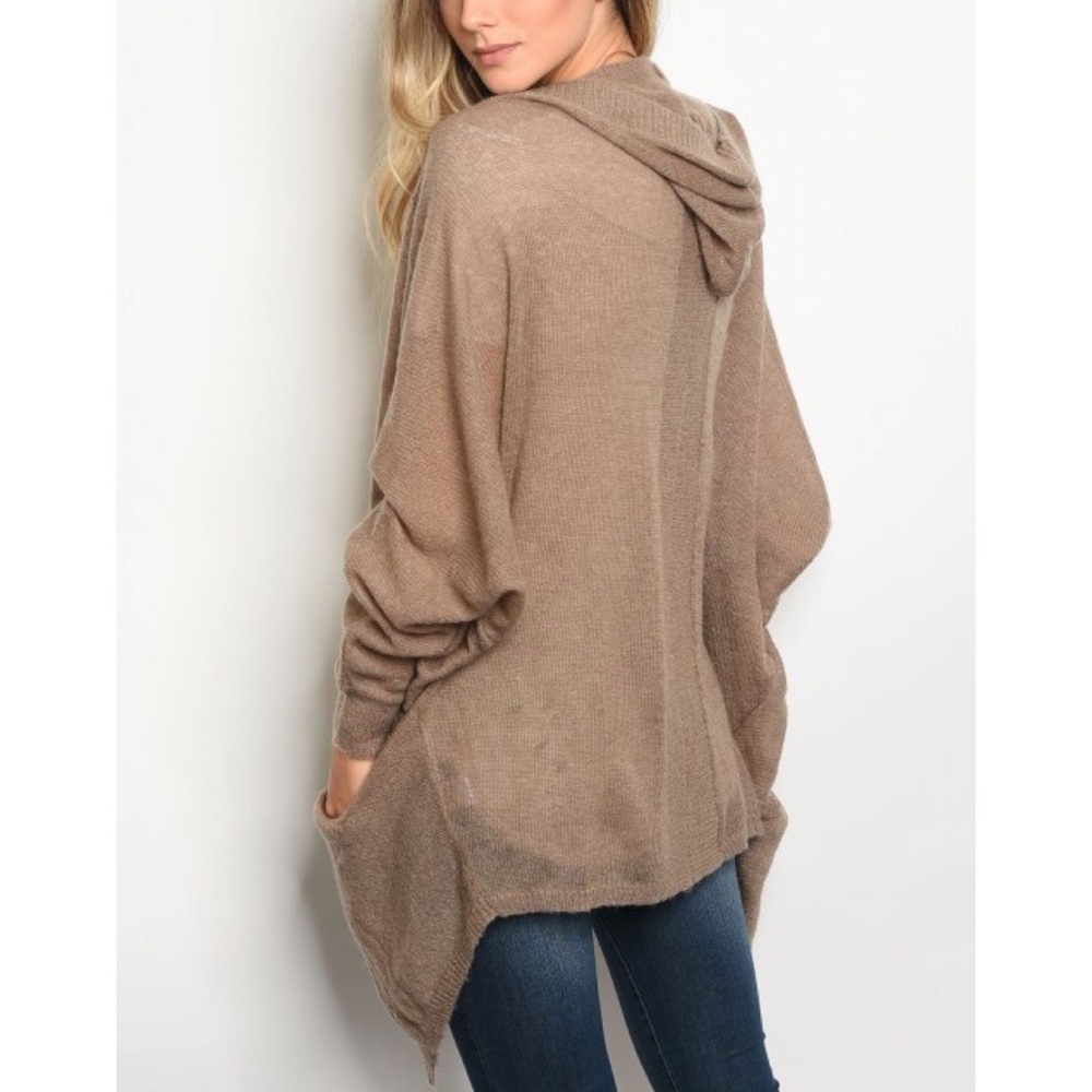 | KNIT HOODED CARDIGAN | - Picture 2 of 3