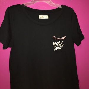 Hollister black tee
