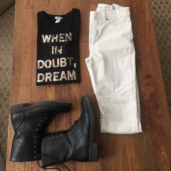 Girls Off White Jeans - Picture 6 of 6