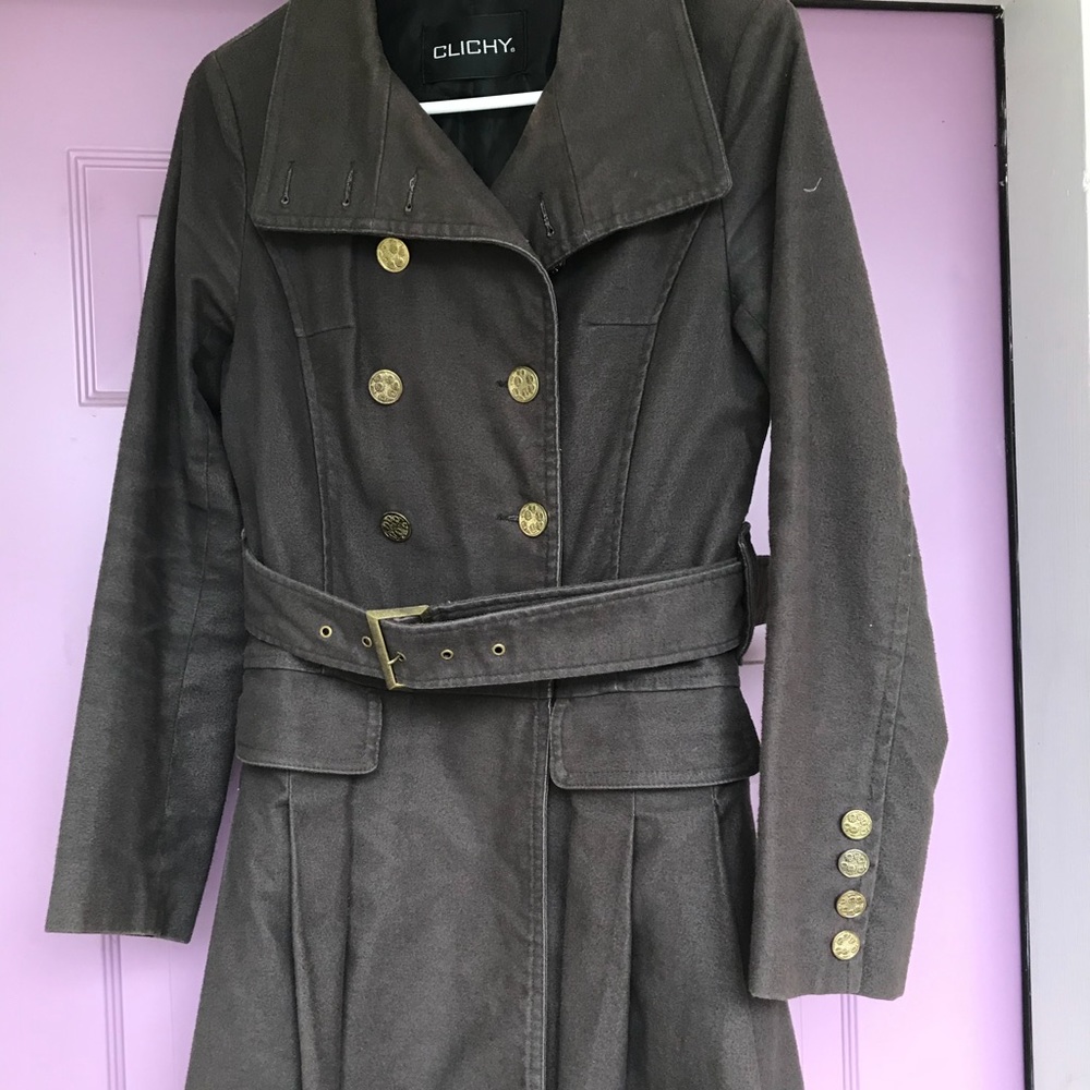 CLICHY Belted Trench Coat