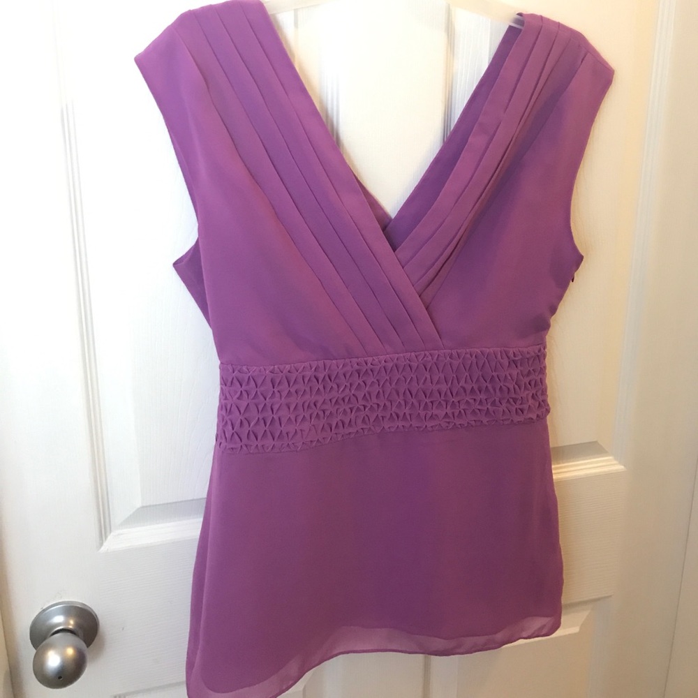 Sleeveless Banana Republic blouse