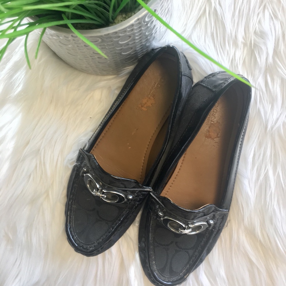 Black Coach loafers