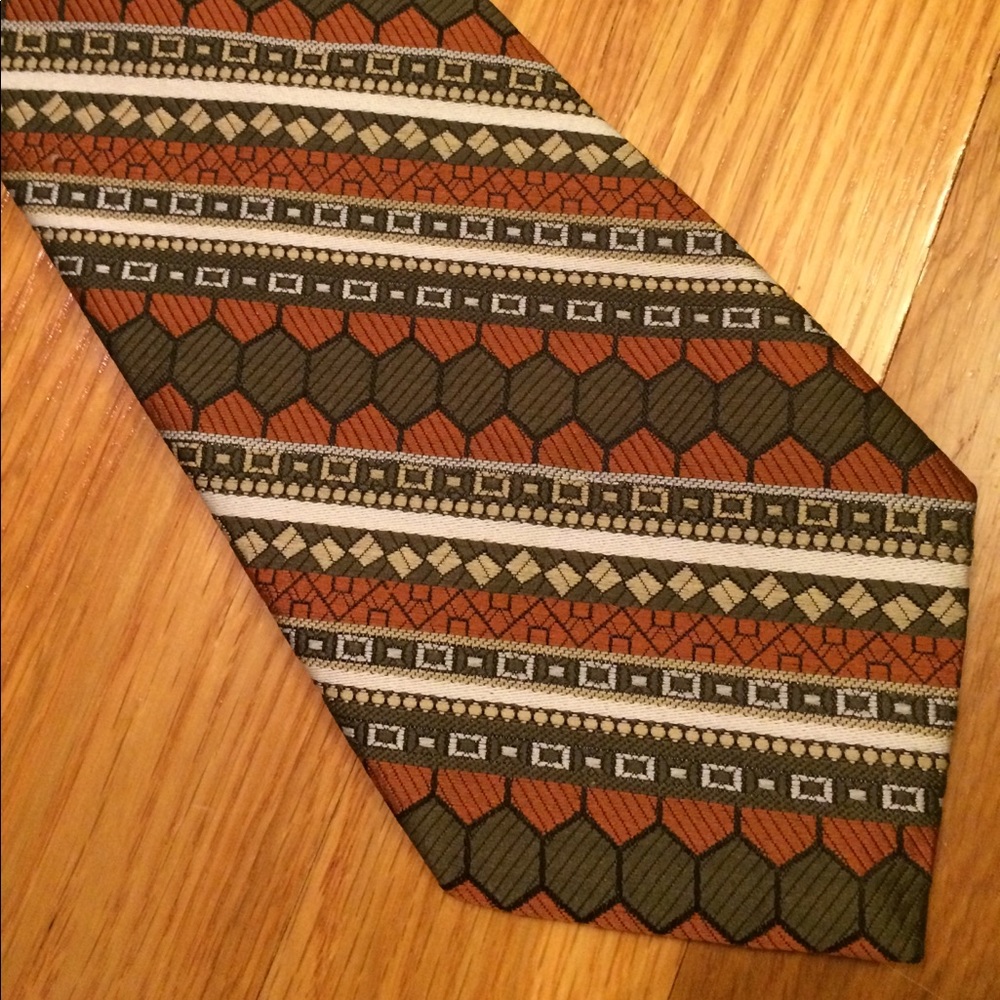 Retro vintage clip-on tie