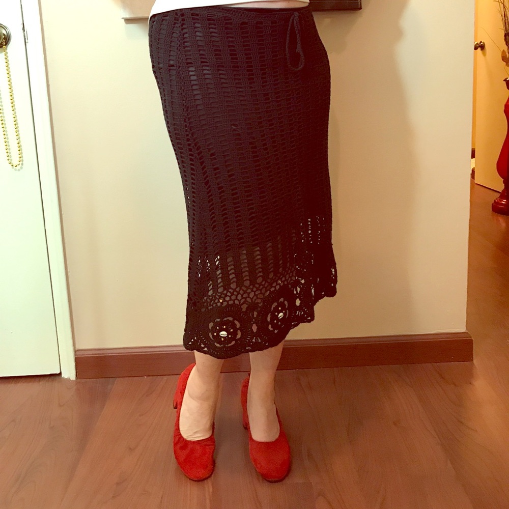 Beautiful Crochet Knit Skirt