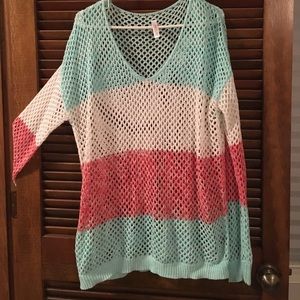 Pink Blush Maternity Knit Sweater