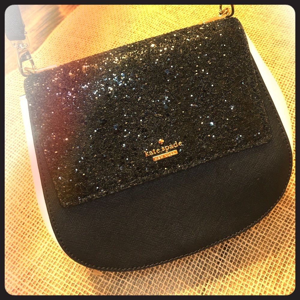 Kate Spade glitter crossbody