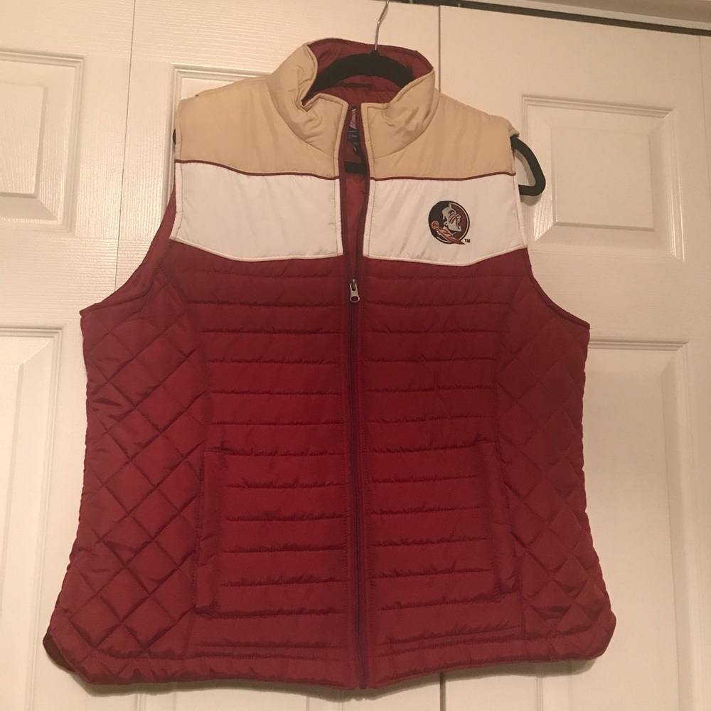 Final price!⚡️NWOT FSU Vest! XXL