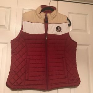 Final price!⚡️NWOT FSU Vest! XXL