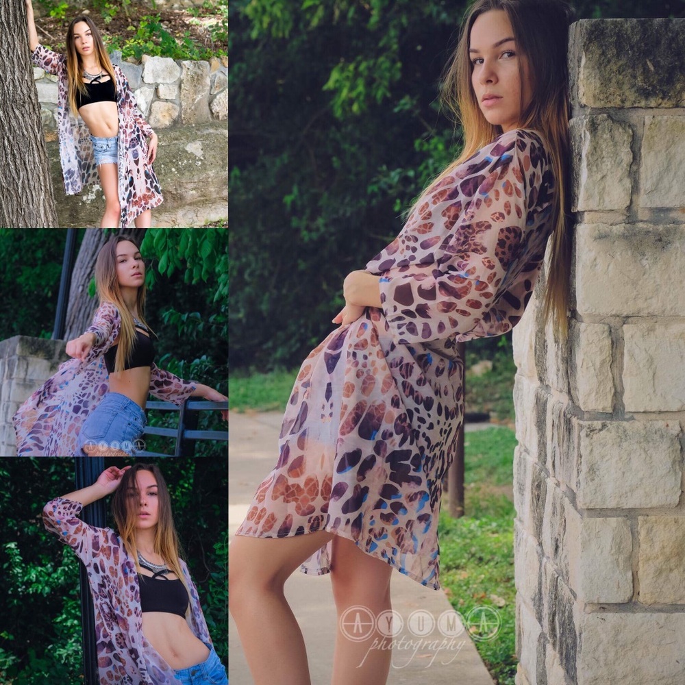 Long Kimono Animal Print
