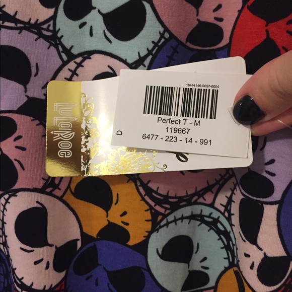 Jack Lularoe perfect t! ❤️☠️🖤 - Picture 2 of 3