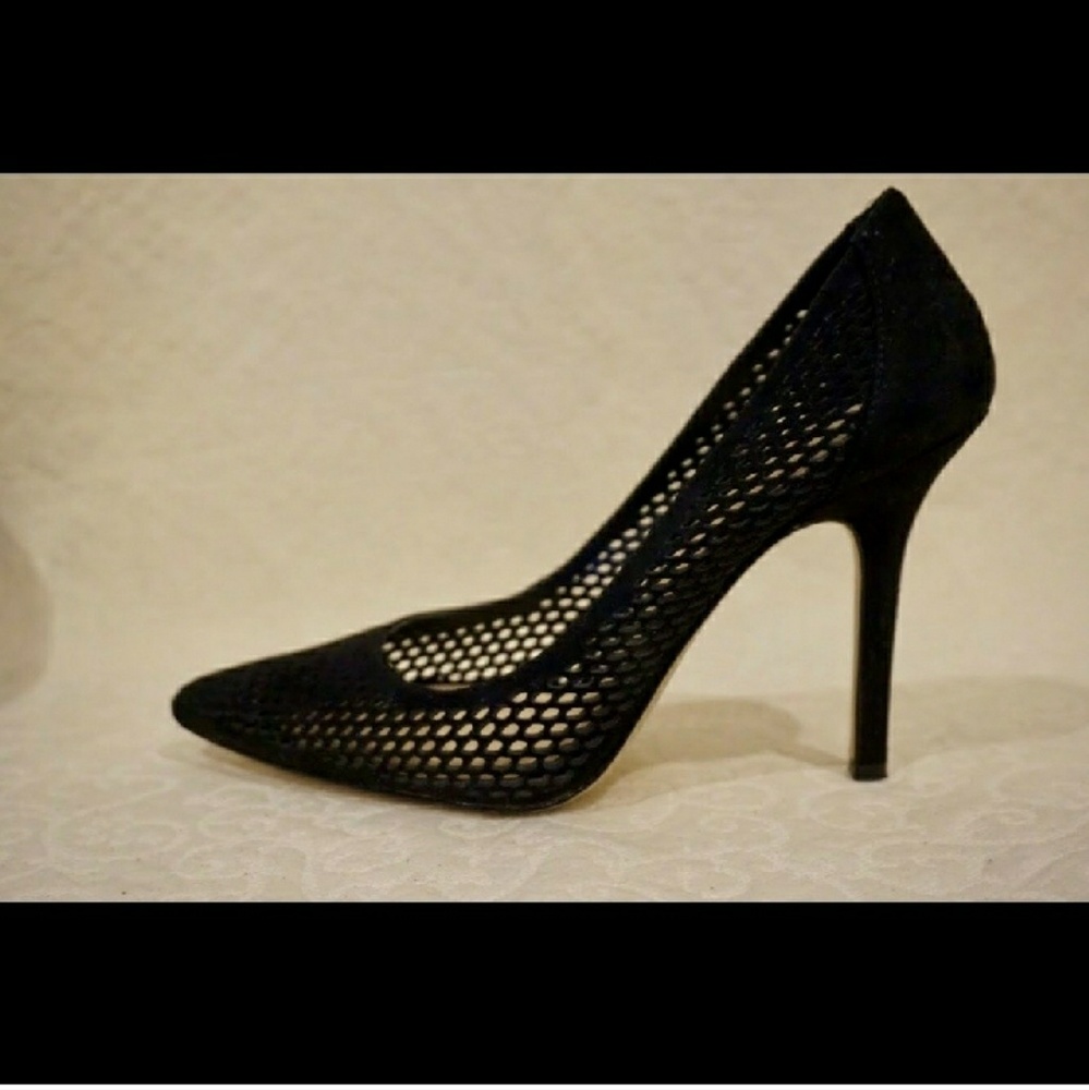 BCBGeneration Harrah Microsuede Cutout Pumps