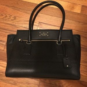 Kate Spade Black Leather Shoulder Bag