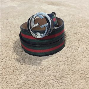 🔥100% Authentic🔥 Black, Green & Red Gucci Belt.