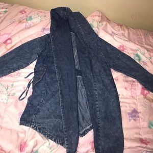 Hooded Jean jacket