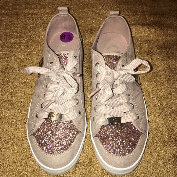 guess sparkle sneakers