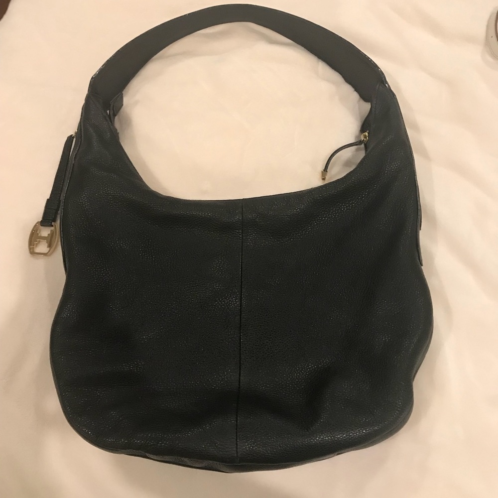 Halston heritage leather hobo bag