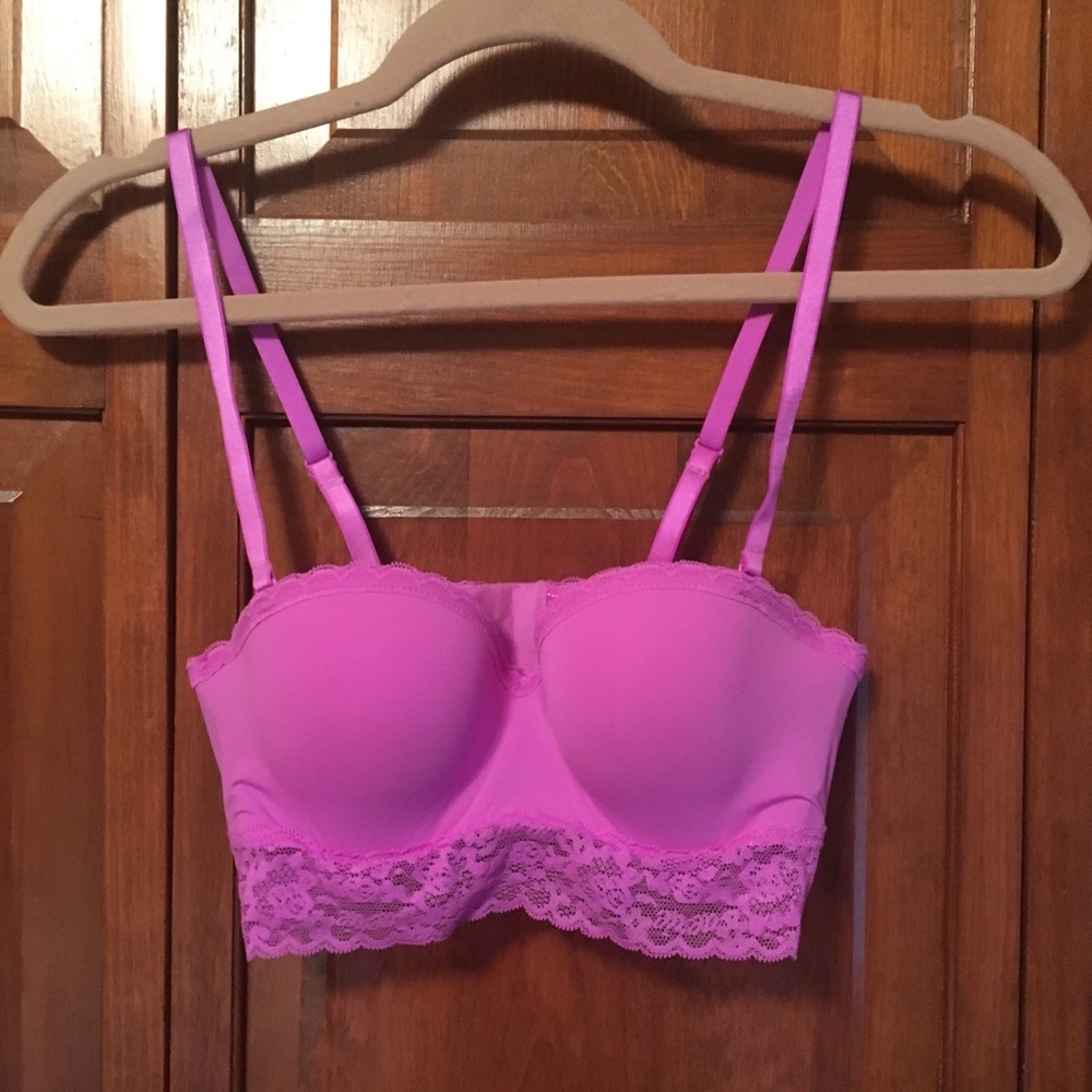 Purple multi way bra