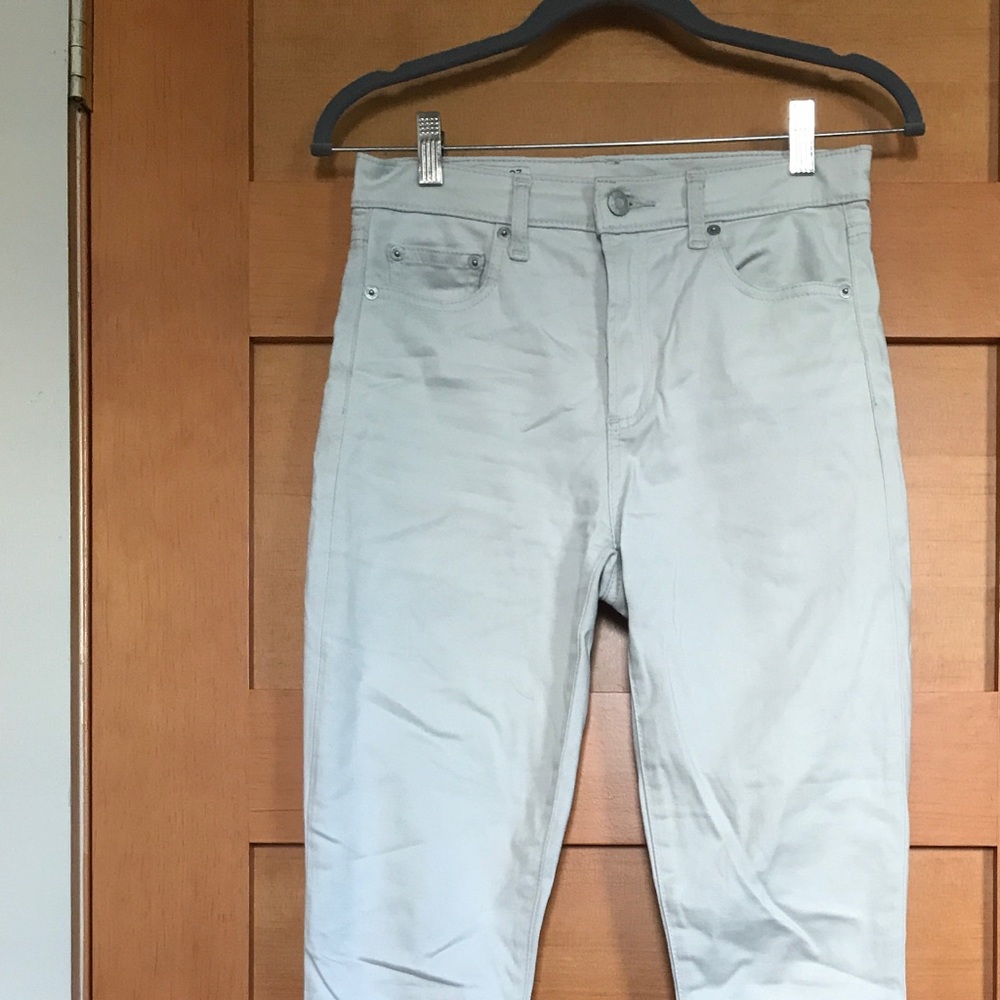 GAP White High Rise Skinny Jeans