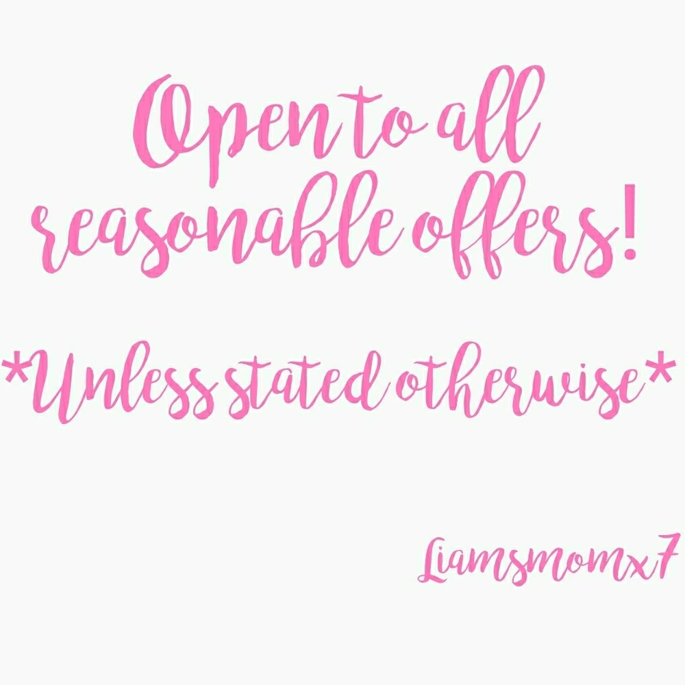 Open to all reasonable offers!
