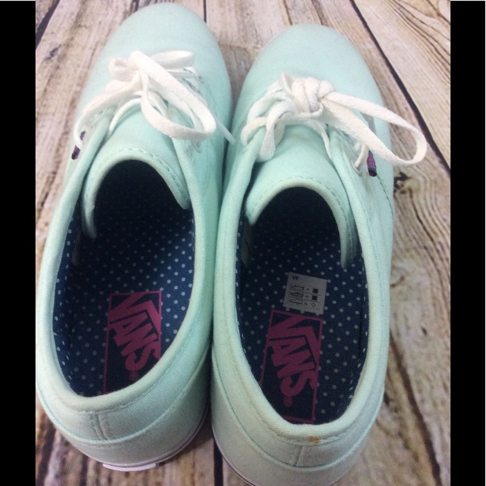Vans Mint Green Women’s Lace Up 9 - Picture 8 of 8