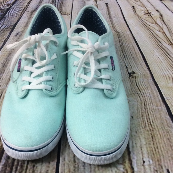 Vans Mint Green Women’s Lace Up 9 - Picture 2 of 8