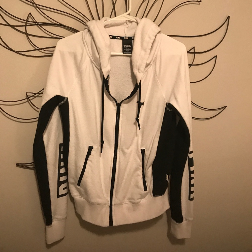 Victoria's Secret white zip up