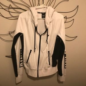 Victoria's Secret white zip up