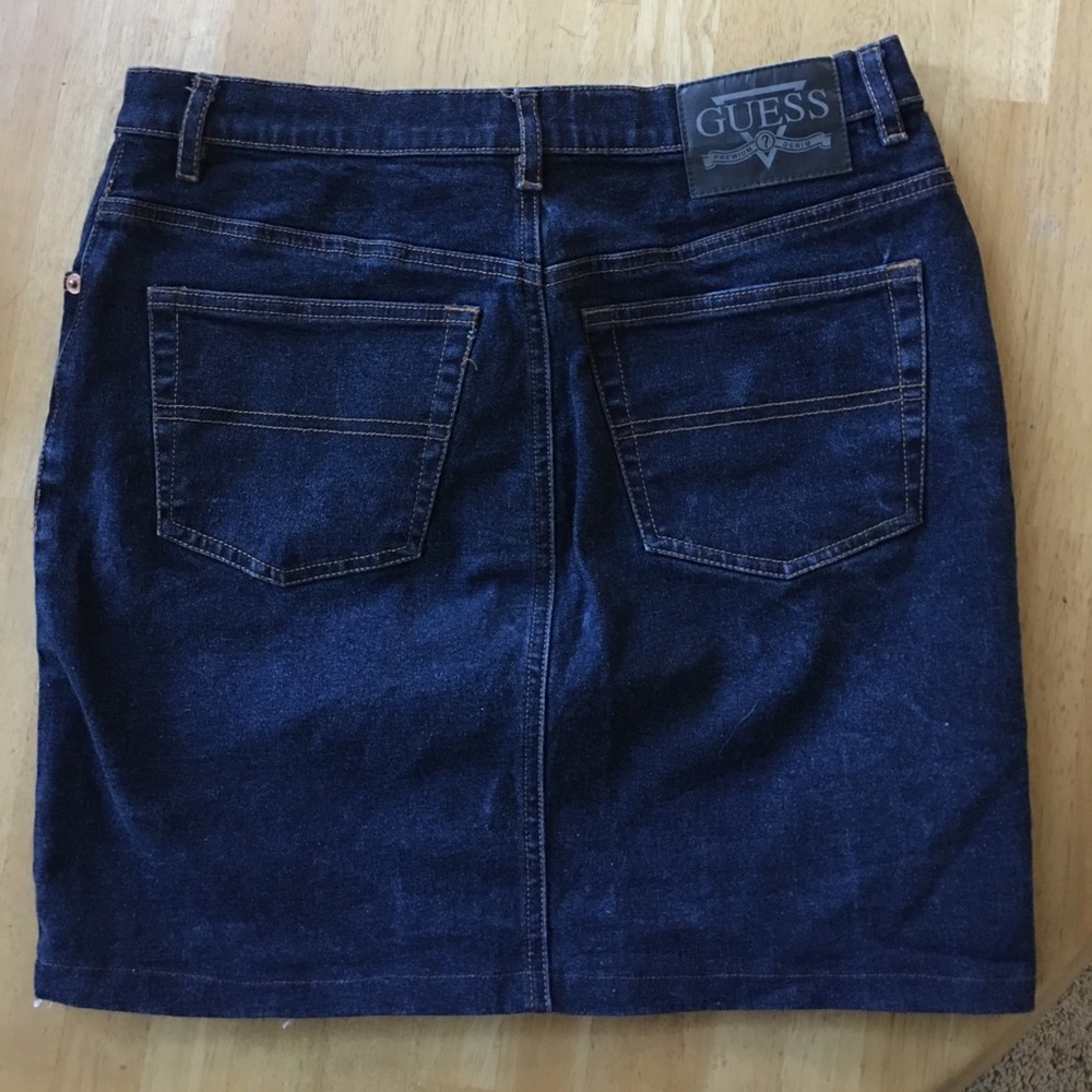 Guess High Waisted Denim Skirt