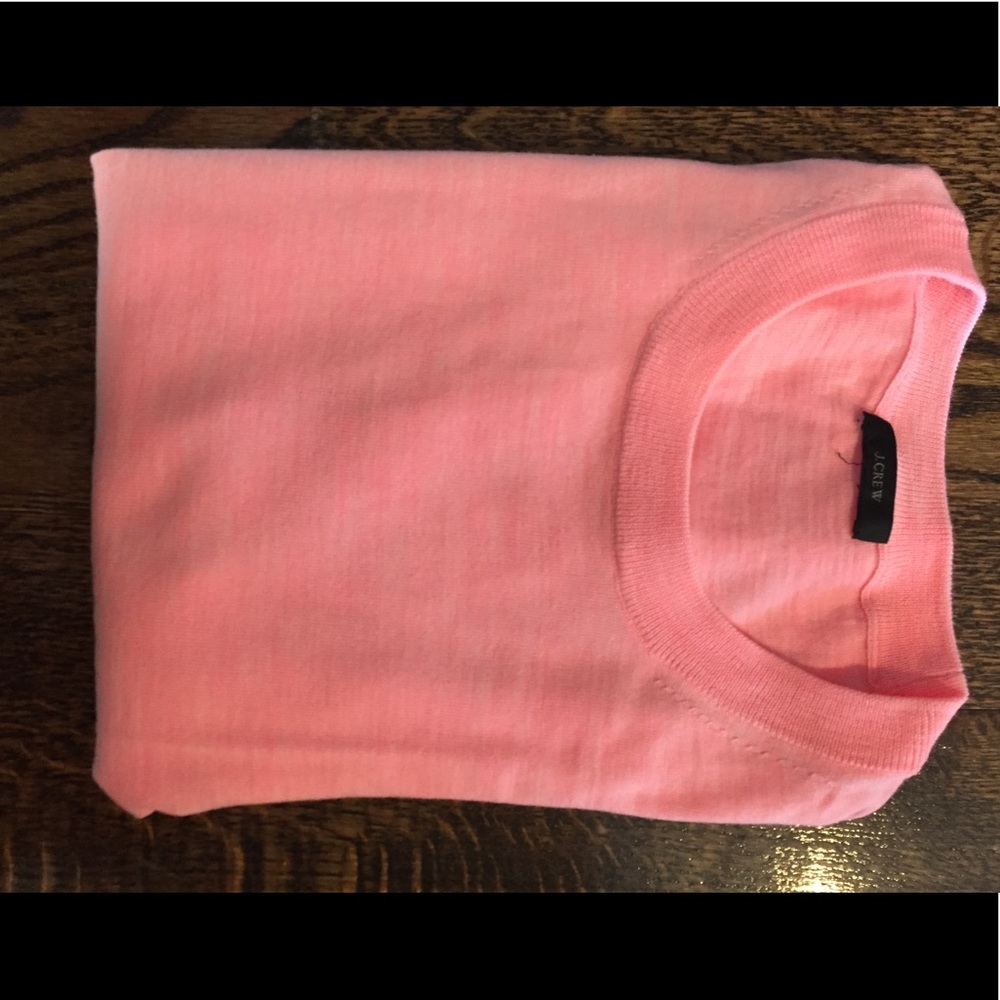 Bright pink J.CREW sweater