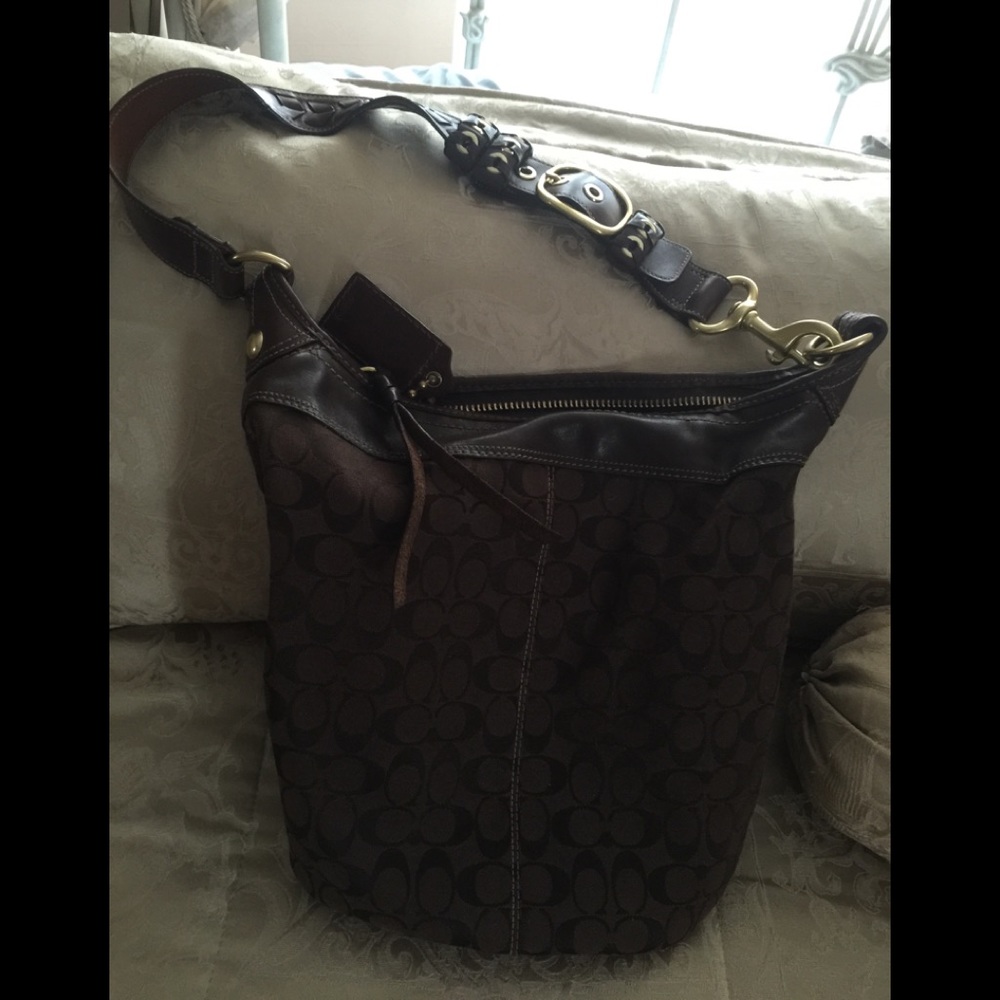 Coach Brown hobo bag