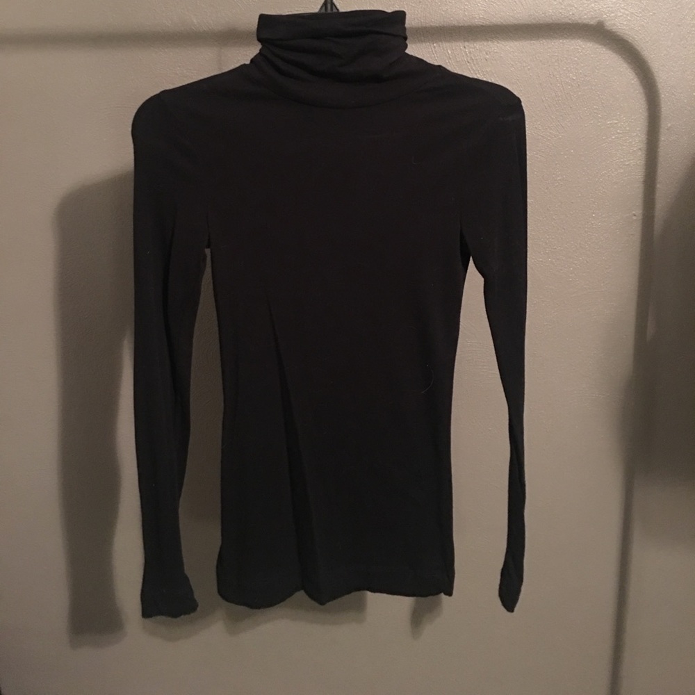 Black turtle neck