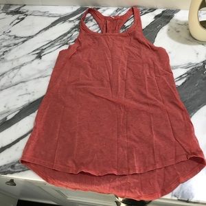 Lululemon orange-red relaxed fit tank 6