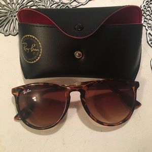 Ray- ban Erika tortoise shell sunglasses