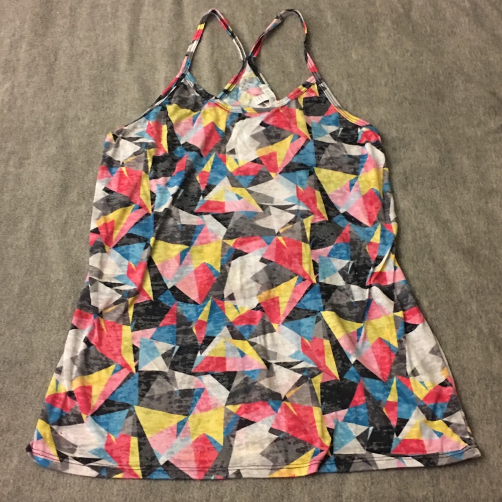 Delia's Racer Back Multi Color Tank Top 🌈