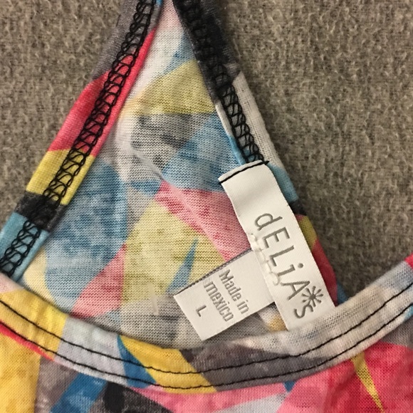 Delia's Racer Back Multi Color Tank Top 🌈 - Picture 3 of 3