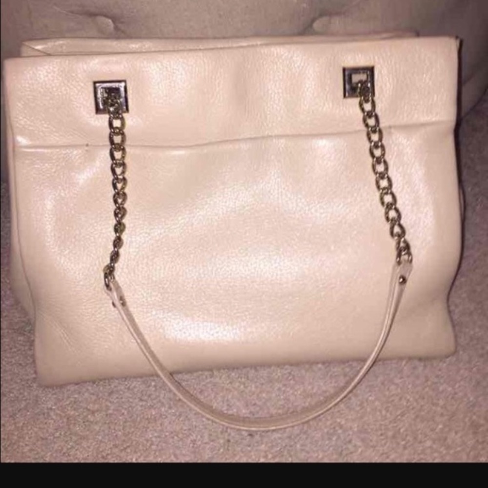 Kate Spade nude sparkly shoulder bag