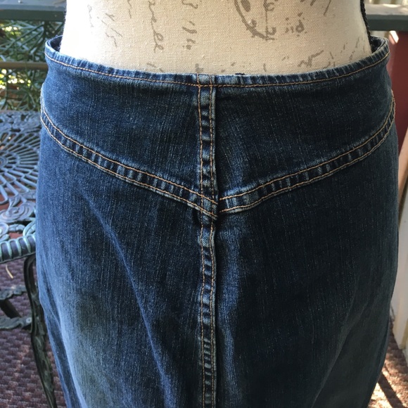 Distressed Denim Skirt - Picture 7 of 7