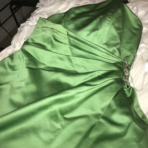 Apple green brides maid gown!!! Worn once!!