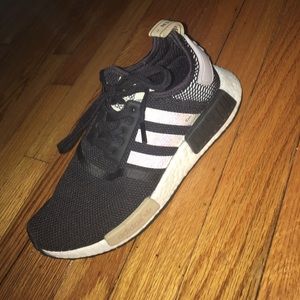 Adidas NMD sneakers.