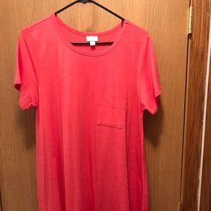 LuLaRoe Carly Solid Red Size Medium