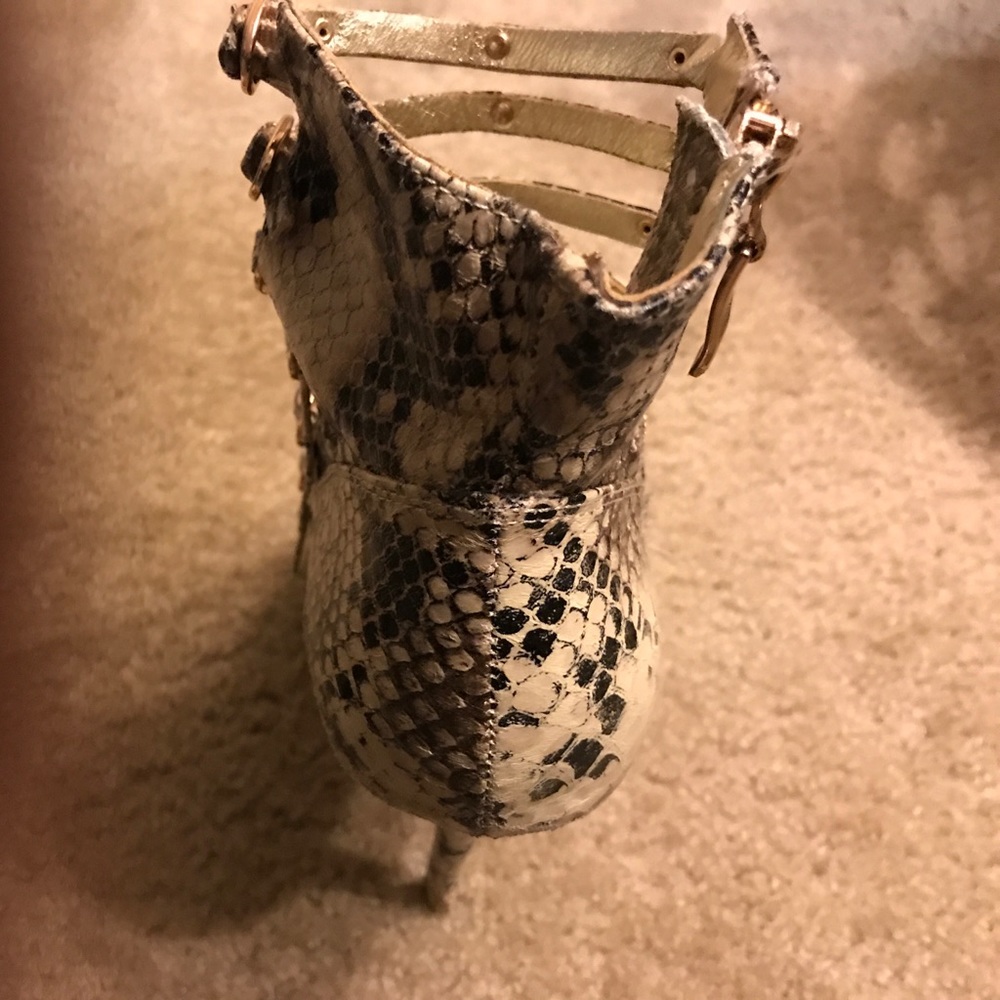 Snake Print Booties By Zigisoho From Bakers - image 3