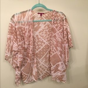 Sheer cover up top