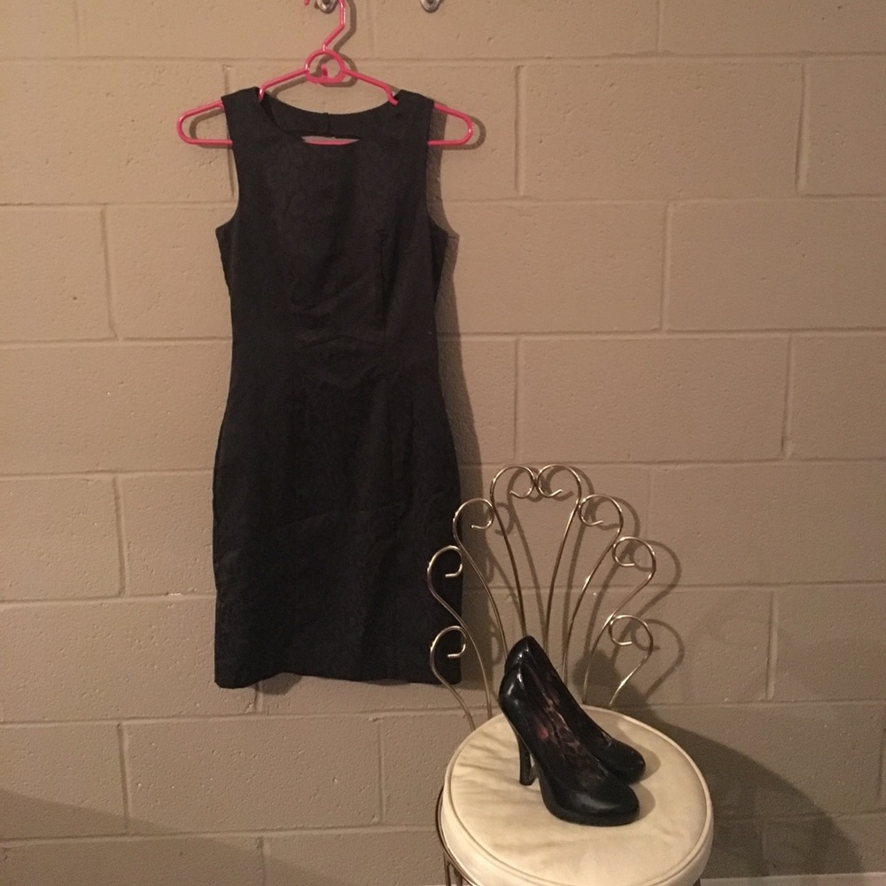 Black cheetah print H&M formal dress!!!