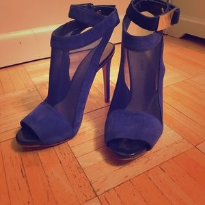 Guess Shoes Blue Suade - image 1