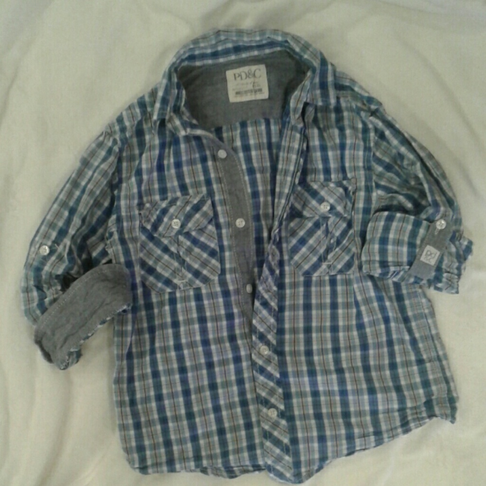 🔥3 for $23 PD&C boys dress shirt